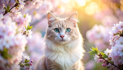 Artistic Pastel Cat Portrait Featuring Soft Colors and Gentle Shading, Capturing the Feline&rsquo;s Charming Expression with Delicate Lines and Muted Hues in a Dreamy, Whimsical Style