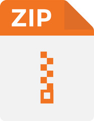 ZIP File format extensions. document extension symbols. File format document icons. web format information