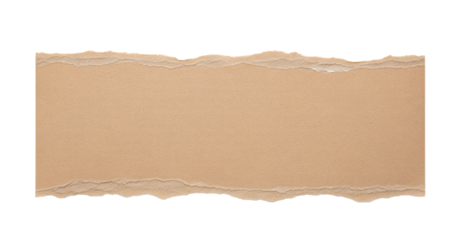 Torn brown paper background with space for text