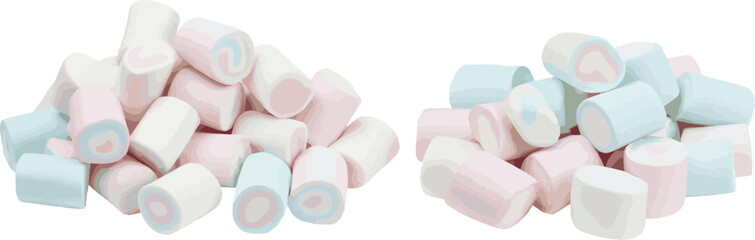 cotton swabs isolated on white