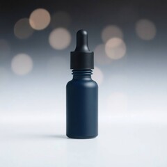 Dark Blue Dropper Bottle Mockup. (1)
