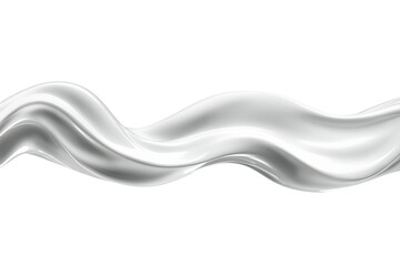 Milk splash wave isolated on white background