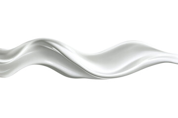 Milk splash wave isolated on white background