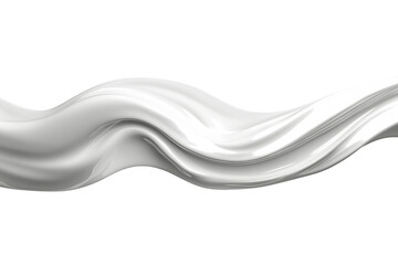 Milk splash wave isolated on white background