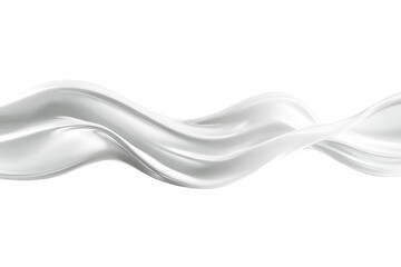Milk splash wave isolated on white background