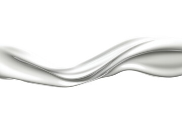 Milk splash wave isolated on white background