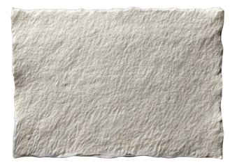 Off-white textured paper sheet.  Rough, slightly fibrous surface