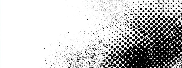 Abstract halftone pattern