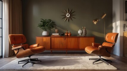 Modern Mid-Century Living Room