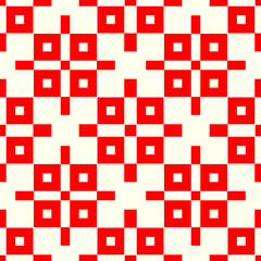Checks wallpaper. Seamless geometric pattern. Squares background. Polygons ornament. Geometrical motif. Digital paper. Textile print. Web design. Vector art