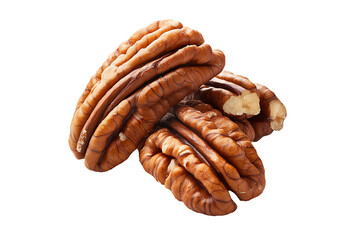 Pecan isolated on transparent background