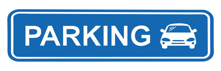 Car parking icon, car parking area sign - for stock vector.