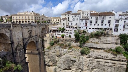 Fototapeta premium View of Ronda city and streets