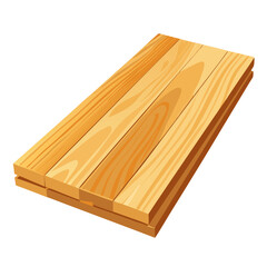 wooden board isolated on white
