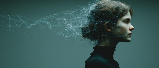 Creative visualization of thoughts in digital art