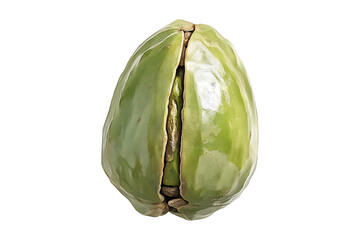 Naklejka premium pistachio isolated on a transparent background