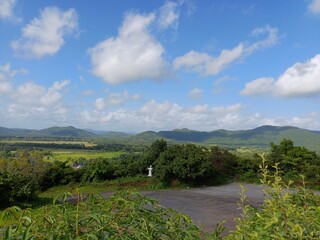 Obraz premium landscape with blue sky. goa landscape.
