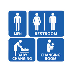 washroom signs