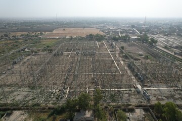 Landscape view near Dadu Grid Station.