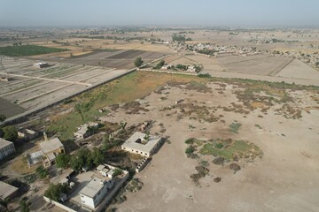 Landscape view near Dadu Grid Station.