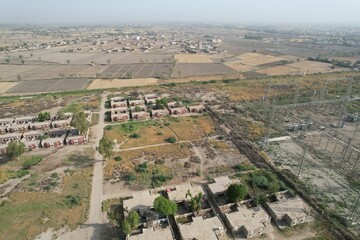 Landscape view near Dadu Grid Station.