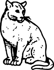 abstract design of American wild west desert with cowboys - hand drawn Black illustration. Ilustraciones del viejo oeste. PNG.JPG. VEKTOR