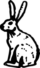 abstract design of American wild west desert with cowboys - hand drawn Black illustration. Ilustraciones del viejo oeste. PNG.JPG. VEKTOR