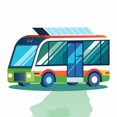 vector illustration of a bus
