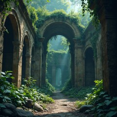 ruins of the old castle