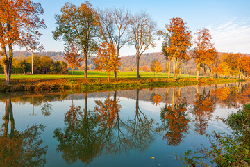 Herbstreflektion quer