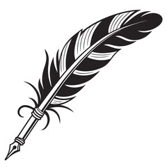 Fototapeta premium feather and ink
