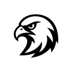 Vector logo of a hawk&rsquo;s head