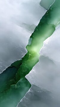 Abstract Emerald and Gray Fluid Art Wash Background