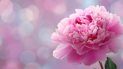 Obraz premium Pink peony flower background