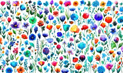 Vibrant floral pattern (4)