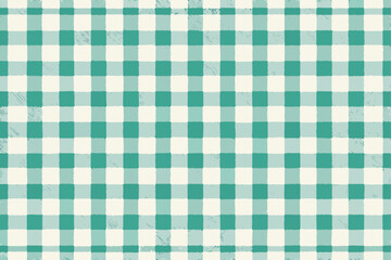 Seamless checked pattern of blue plaid fabric
