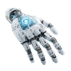 Naklejka premium Futuristic robotic hand (1)