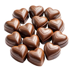 Obraz premium HeartShaped Chocolate Candies