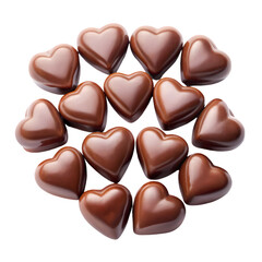 Fototapeta premium HeartShaped Chocolate Candies