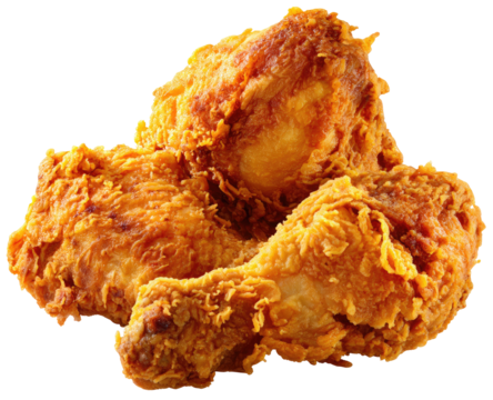 Crispy fried chicken pieces (2)