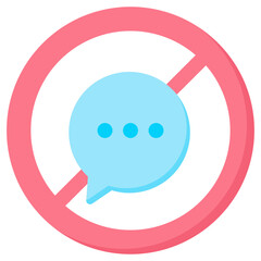No Speak Icon