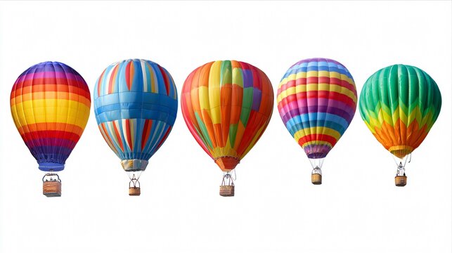 Vibrant Collection of Six Colorful AI Images for Creative Projects