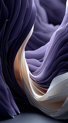 Abstract Purple and Grey Wave Background