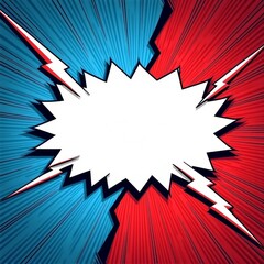 Comic style shock wave