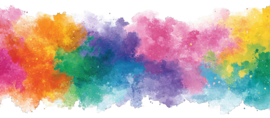 Abstract watercolor splatter, vibrant colors blending seamlessly