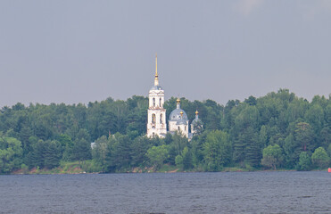 church on the river bank