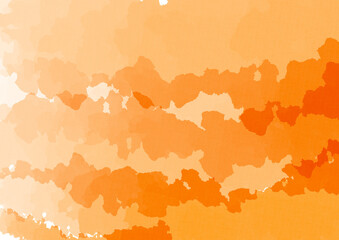 かぼちゃ色のグラデーションの背景