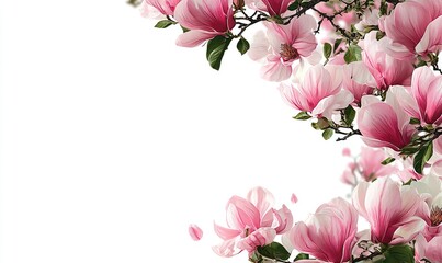 Naklejka premium Spring magnolia blossoms