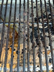 Inside of a BBQ