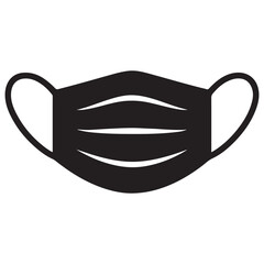 Obraz premium Protective Face Mask Icon for Health, Safety, and Medical Graphics